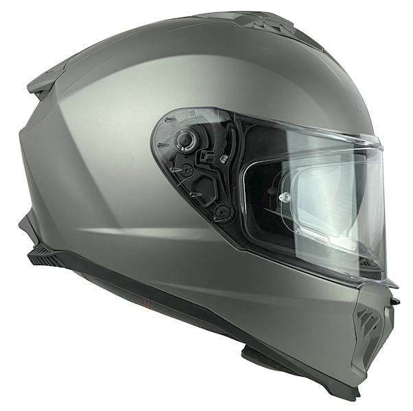 KASK MOTOCYKLOWY F31/D/XL titanium blenda+pinlock