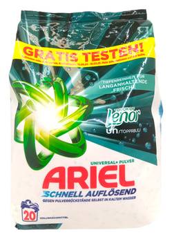 Ariel 20 prań proszek Uniw. Touch of Lenor 1,2kg