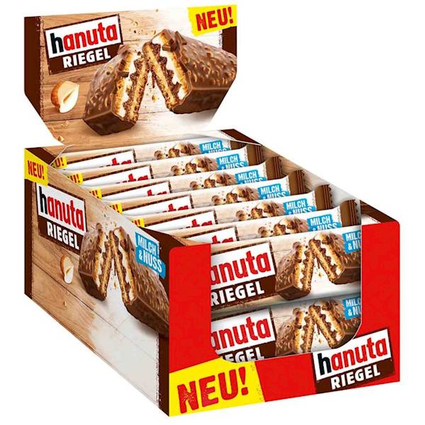 Hanuta Riegel Milch & Nuss 