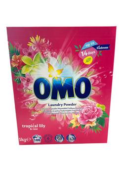 OMO 100 prań proszek Uniwersal Tropical Lily 5kg