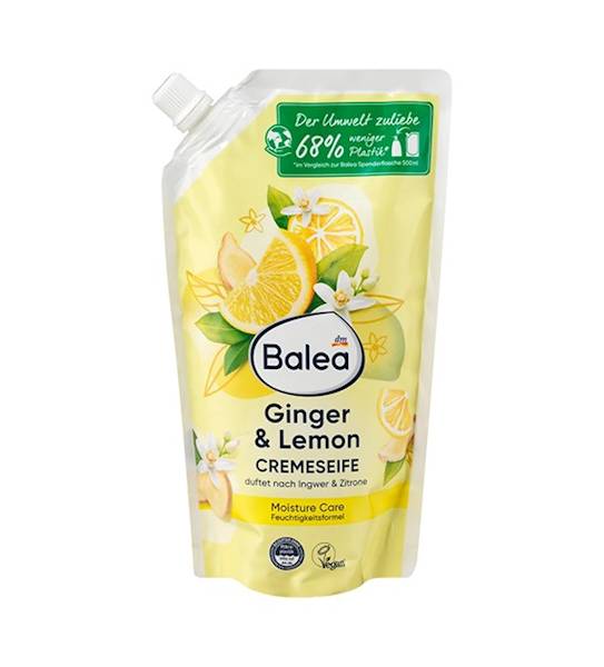 Balea  Ginger Lemon Mydło Zapas 500ml