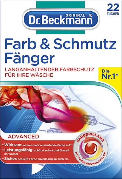 Dr Beckmann Farb&Schmutz chusteczki wyłap. 22szt