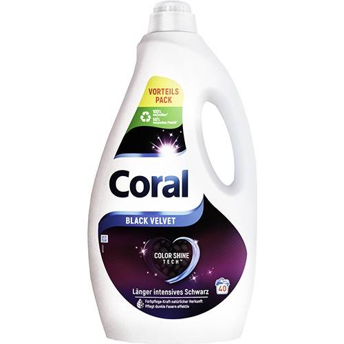 Coral 40 prań płyn do pr. 2l Black Velvet