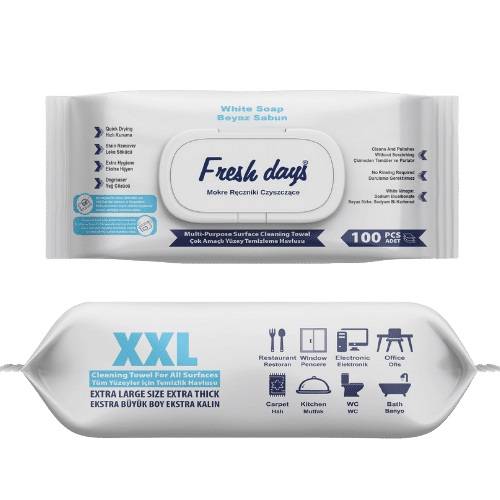Fresh XXL nawil.ręczniki 100szt  
