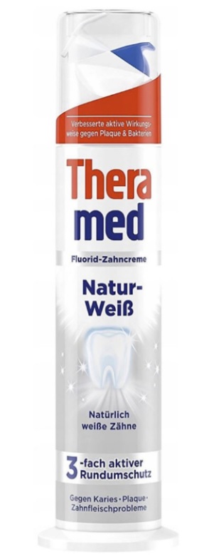 Theramed 100ml pasta Whitening (srebrna)