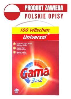 Gama (Vizir) 100 prań proszek Uniwersal 6kg