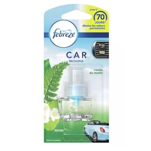 Febreze Car 7ml Rose du Matin wkład