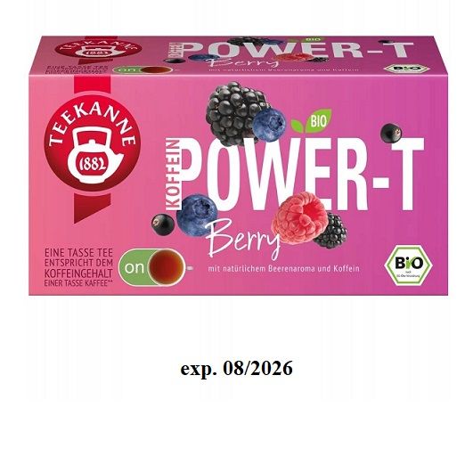 Teekanne 18szt Power-T Berry herbata