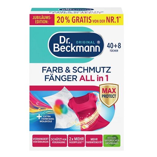 Dr.Beckmann 48szt chusteczki wyłap. kolor