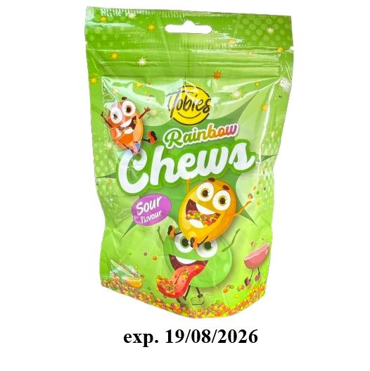 Tobies 120g Sour kwaśne cukierki nadziewane