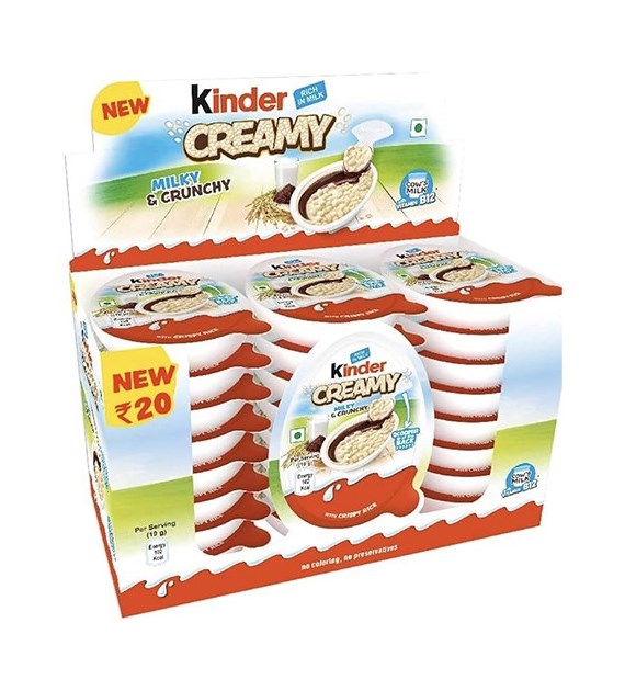 Kinder Creamy Milky & Crunchy 19g