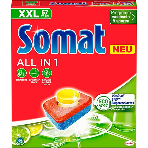 Somat All in 1 Zitrone & Limette 57szt