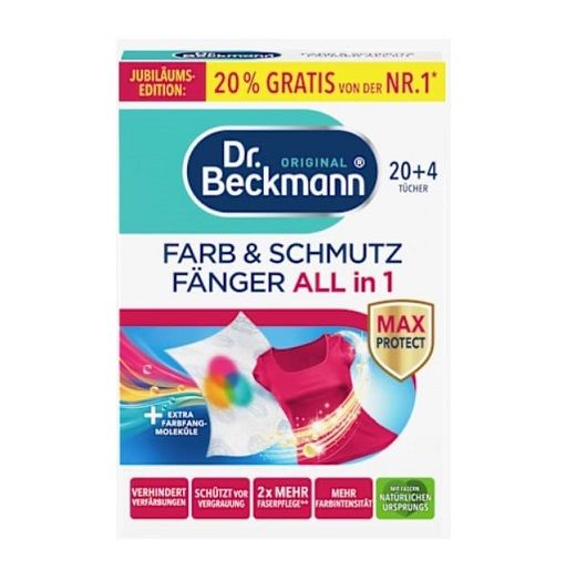 Dr.Beckmann 24szt chusteczki wyłap. kolor