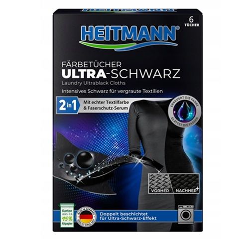 Heitmann 6szt chusteczki chroniące czerń