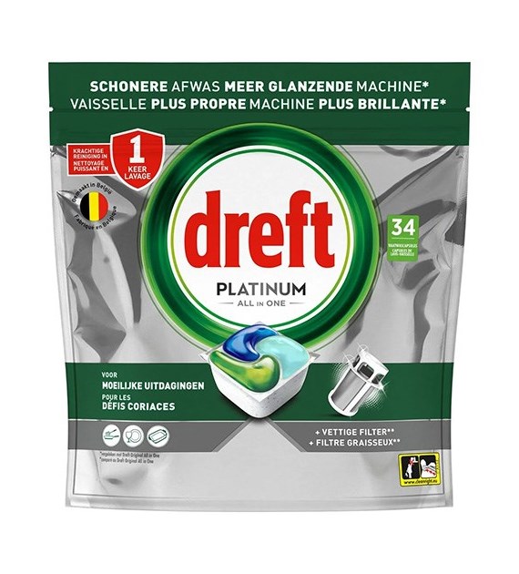 Dreft Platinum 34szt All in One Tabs 