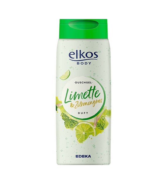 Elkos Body Duschgel Limette Zitronengras Gel 400ml