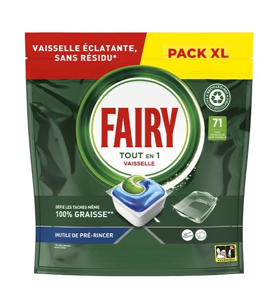 Fairy 71szt Tout en 1 Vaisselle 