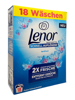 Lenor 18 prań prosz.Uniwersal Aprilfrisch 990g