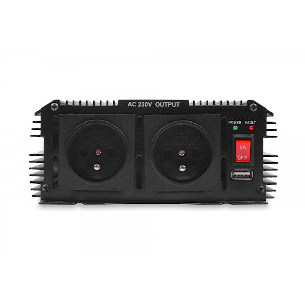 Przetwornica napiecia IPS 2000 N 24/230V (1000/2000W) + USB