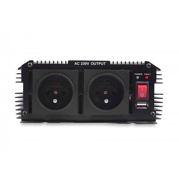Przetwornica napiecia IPS 2600 N 24/230V (1300/2600W) + USB