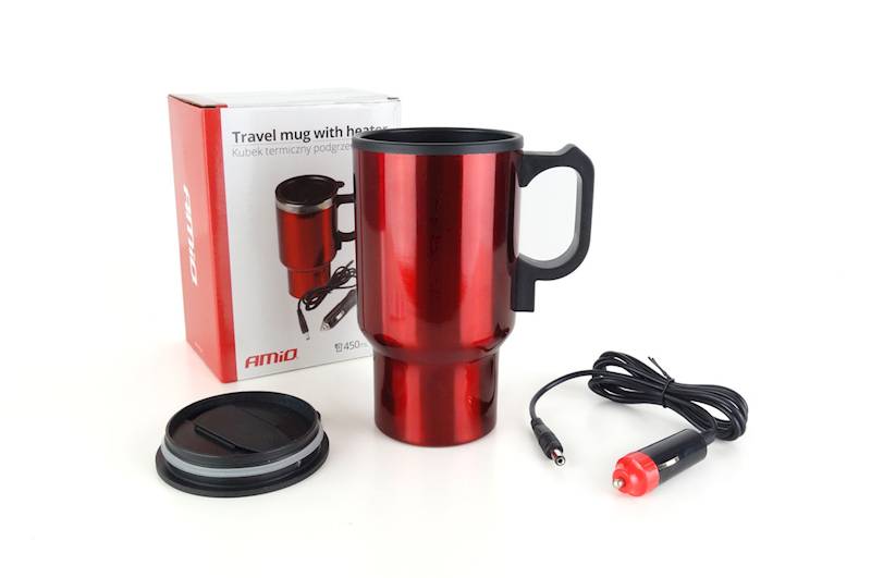 Czajnik kubek termiczny podgrzewany 12V 450ml