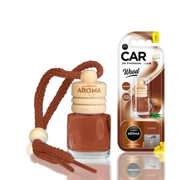 Odświeżacz powietrza / Car air freshener AROMA WOOD Coconut