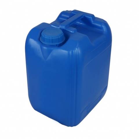Kanister HDPE 20 L z nakr. niski- niebieski 750g