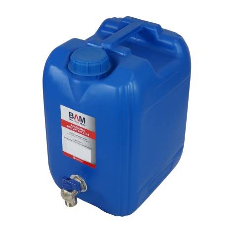 Pojemnik na wode 20L nieb.-kran dolny BAM-1