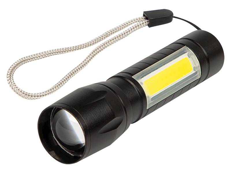 Latarka ręczna taktyczna LED+etui  
