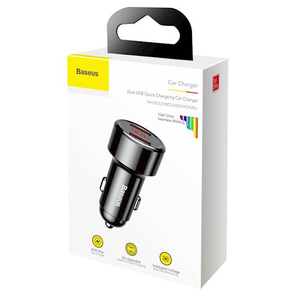 Ładowarka  CCMLC20A-01 Magic PPS QC 3.0+ 2USB czarna 45W