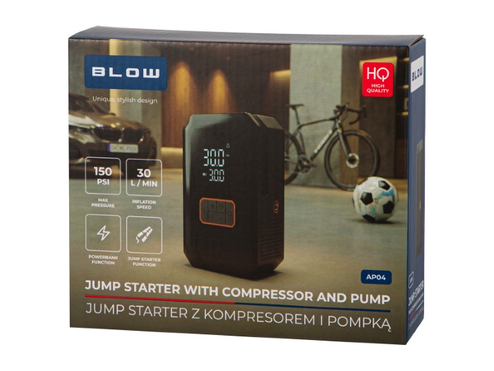Power Bank - Jump Starter16800mAh AP04 kompresor