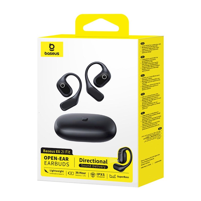 Słuchawki Baseus Bluetooth Eli 2i czarne