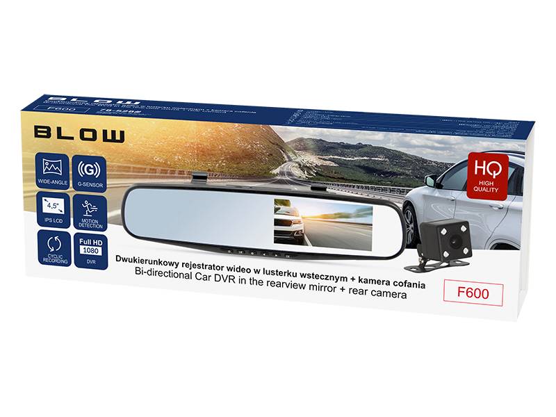 Rejestrator video BLACKBOX DVR F600BLOW 