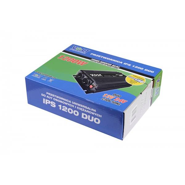 Przetwornica napiecia IPS 1200 DUO 12/24V/230V (600/1200W)
