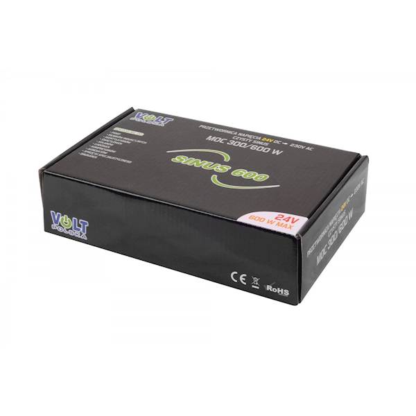 Przetwornica napiecia SINUS 600 24/230V (300/600W)