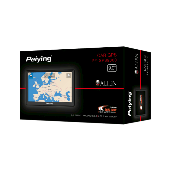 Nawigacja GPS Peiying Alien PY-GPS9000 + Mapa EU