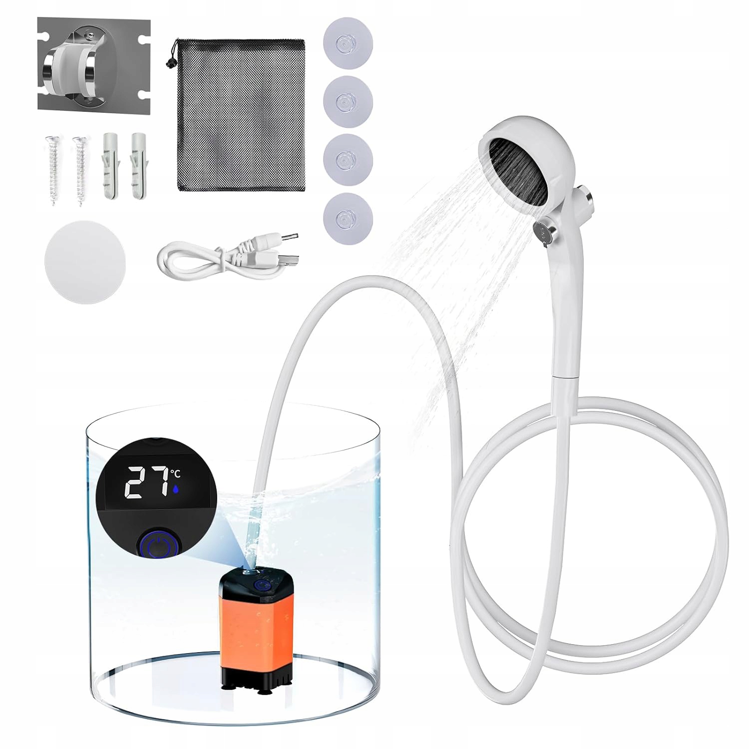 Prysznic z akumulatorem 4800 mAh