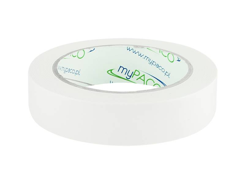 Taśma naprawcza dwustronna WHITE 25/5m 