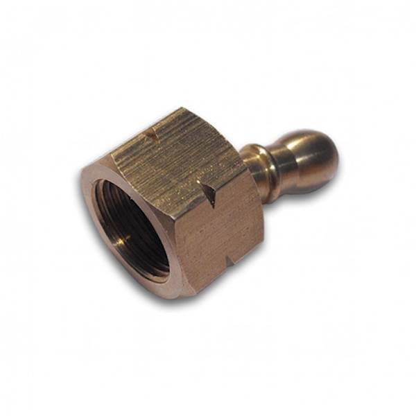 Końcówka węża gaz.3/8" mosiądz