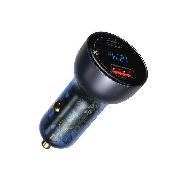 Ładowarka samochodowa 65W Quick Charge 4.0+ Power Delivery 3.0 Huawei SCP 5A 2xUSB
