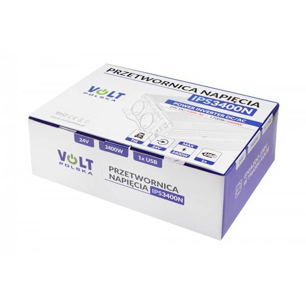Przetwornica napięcia IPS 3400 N 24/230V (1700/3400W) + USB