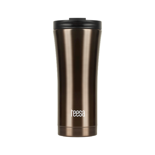 Kubek termiczny TEESA 500ml dark brown