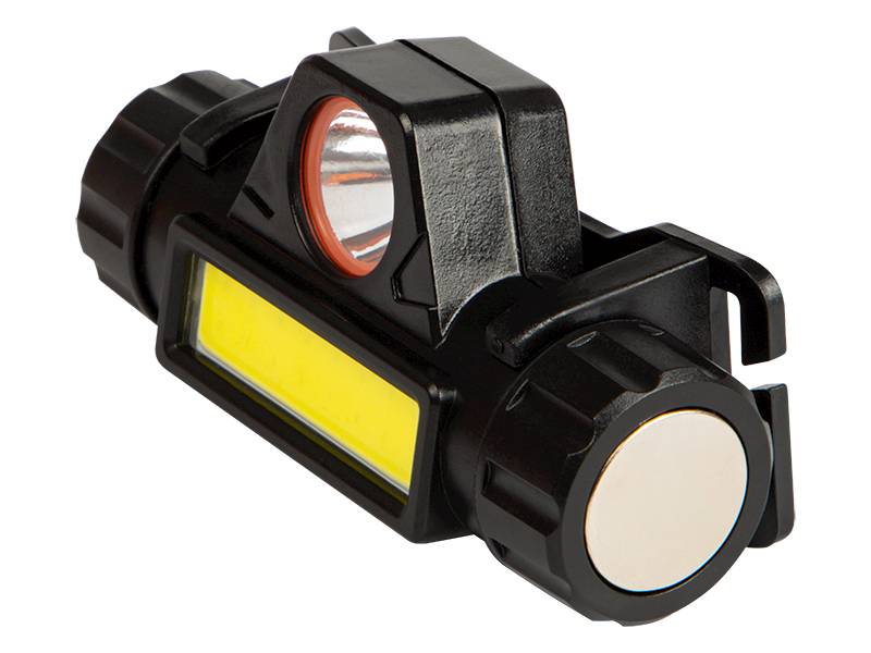 Latarka nagłowna z magnesem LED