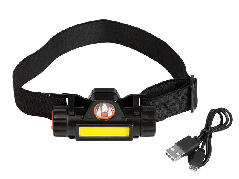 Latarka nagłowna z magnesem LED