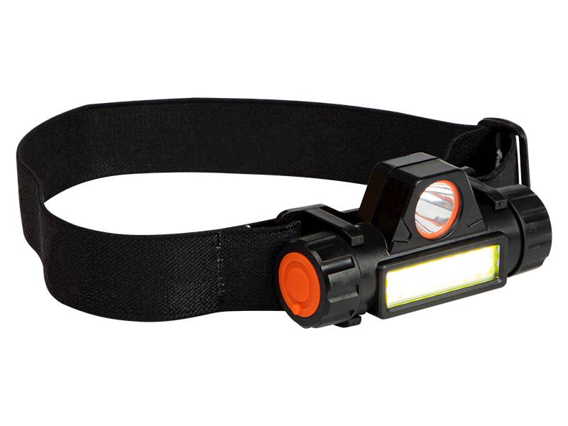 Latarka nagłowna z magnesem LED