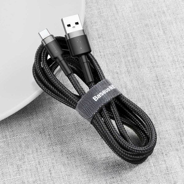 Kabel CATKLF-CG1 Baseus Cafule nylonowy USB-A Type-C Quick Charge 3.0 2A 200cm