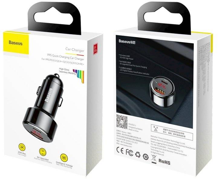 Ładowarka Baseus Magic USB USB-C Quick Charge 4.0 Power Delivery 45W