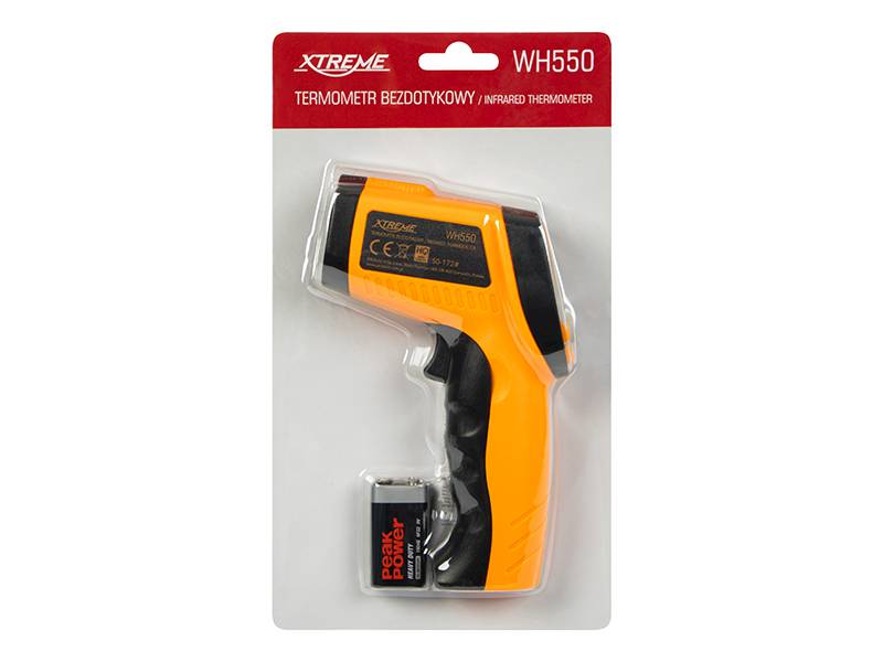 Termometr laserowy bezdotykowy -50 +380°c