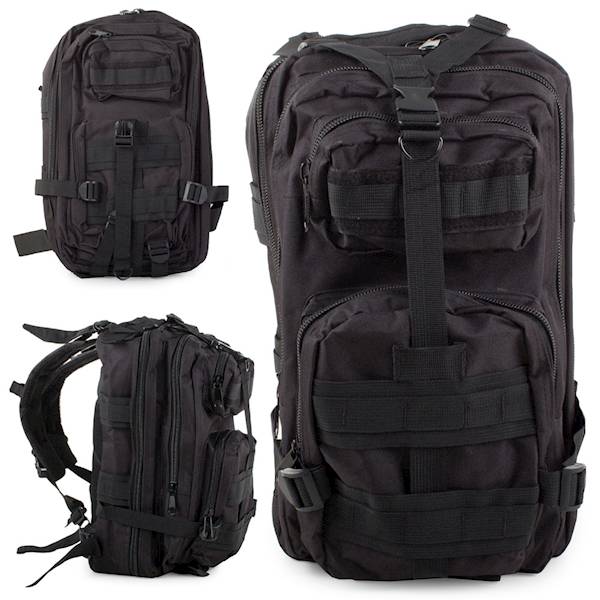 Plecak taktyczny wojskowy militarny survival 30l czarny