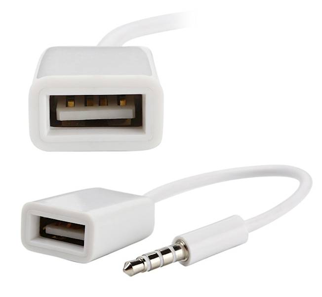 Adapter USB typ A żeński - Jack 3.5mm 4 pin Stereo.